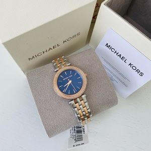 Michael Kors Women's Mini Darci Silver-Tone Watch MK3651